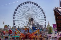 Europa-Rad (Kipp) - Riesenrad - Bilder 2023 - Das Europa-Rad auf dem Pützchens Markt 2023. • © ummet-eck.de / kirmesecke.de