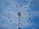 Der Bayern Tower verspricht eine grandiose Ausicht auf den Festplatz des Backfischfestes. // Foto: kirmesecke.de